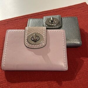 Coach leather wallets